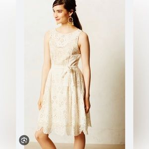 Lil Anthropologie Windward beautiful eyelet lace dress